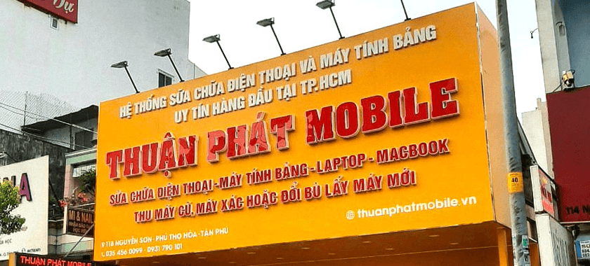 Làm Bảng Hiệu quận Tân Phú giá rẻ chuyên nghiệp